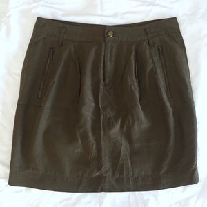 Silk Banana Republic Cargo Skirt